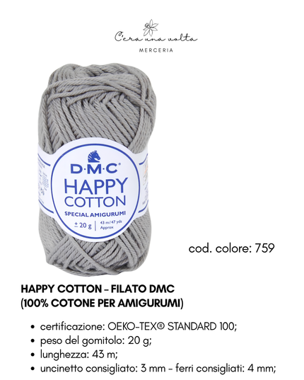 DMC Happy Cotton – Filato 100% cotone per amigurumi