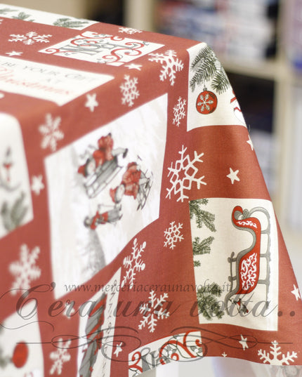 Tessuto Natale Vintage