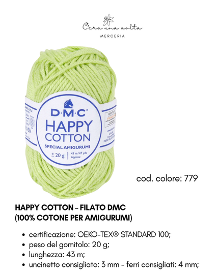 DMC Happy Cotton – Filato 100% cotone per amigurumi