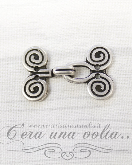 Ganci e occhielli rodiati