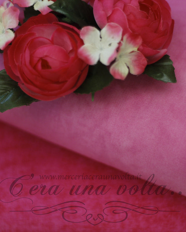 Tessuto Rosa marmorizzato