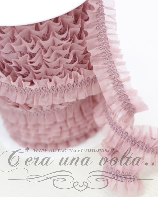 Passamaneria tramezzo in organza elasticizzata