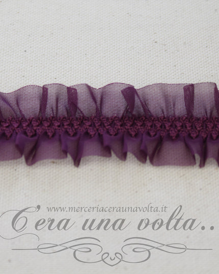 Passamaneria tramezzo in organza elasticizzata