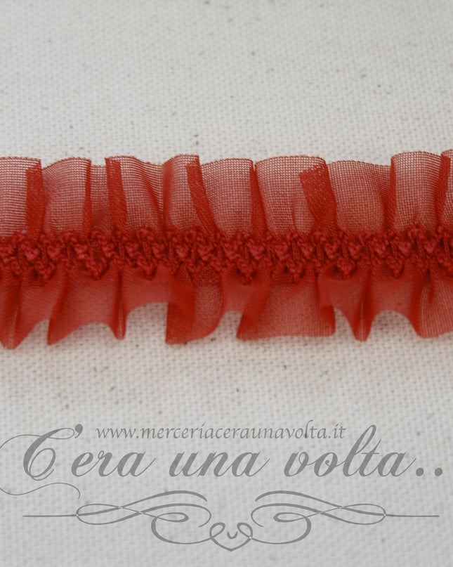Passamaneria tramezzo in organza elasticizzata