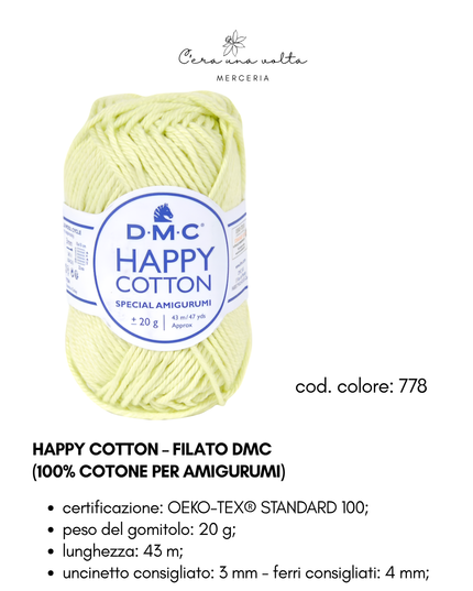 DMC Happy Cotton – Filato 100% cotone per amigurumi