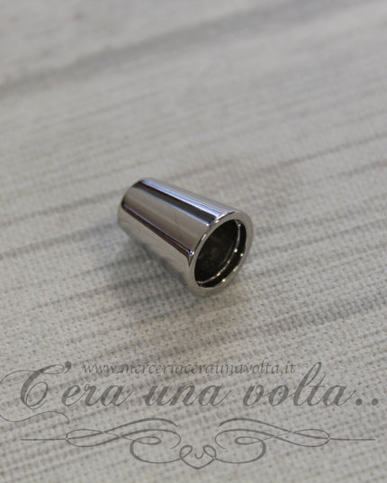 Coppette terminali copri nodo Argento