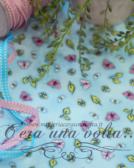 Tessuto Provenzale Turquoise