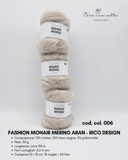 Fashion Mohair Merino Aran – Rico Design