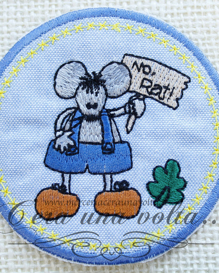Etichetta termo adesiva rotonda Rat