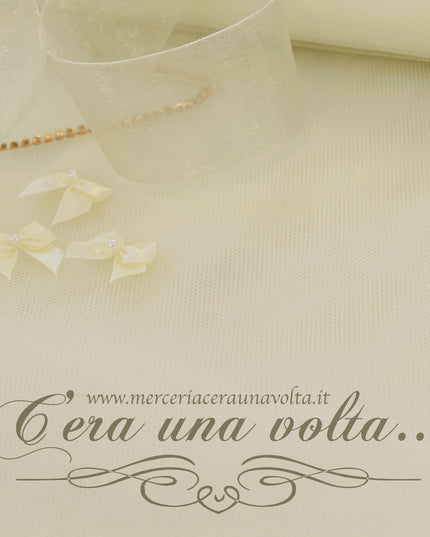 Tulle a metro Avorio