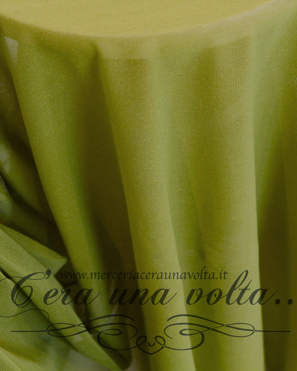 Tessuto in Tulle Elasticizzato Menta Selvatica