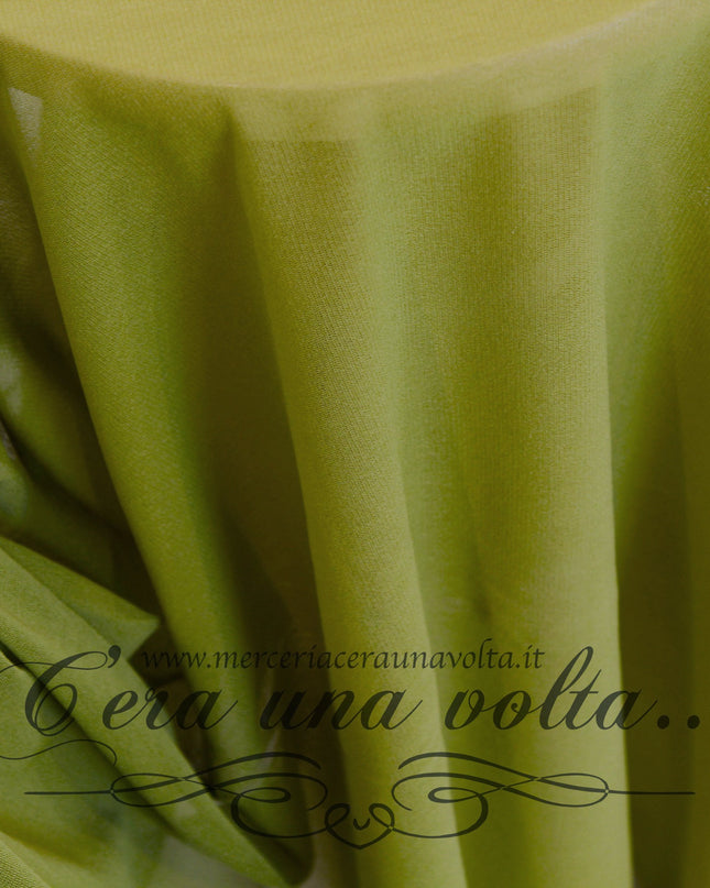 Tessuto in Tulle Elasticizzato Menta Selvatica