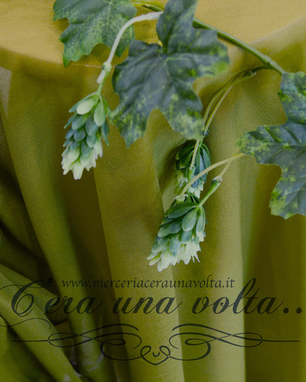 Tessuto in Tulle Elasticizzato Menta Selvatica