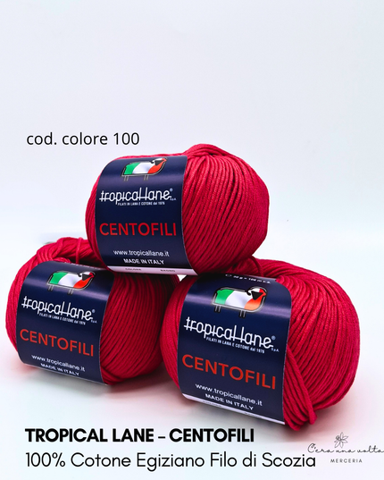 Tropical Lane – Centofili (100% Cotone Egiziano Filo di Scozia)