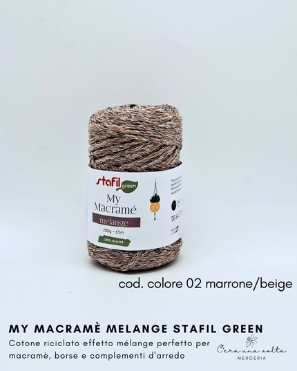 My Macramè Mélange Stafil Green